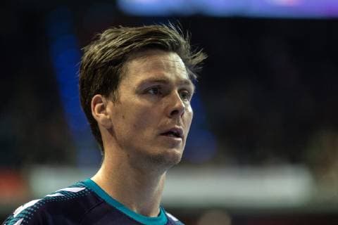 Handball Berlin 31 03 2019 EHF Cup Season 2018 2019 Foxes Berlin Balatonfüredi KSE Hans Lindberg Foxes Berlin No 18