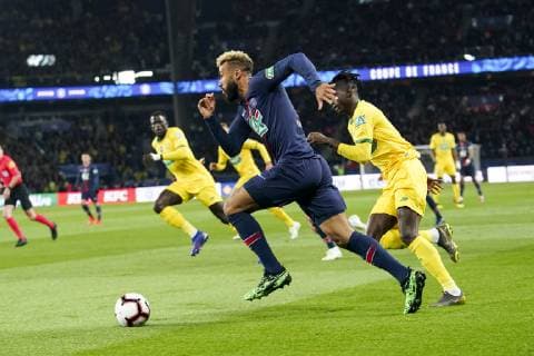 Eric Maxim Choupo Moting (PSG) FOOTBALL : PSG vs Nantes - 1 2 finale Coupe de France - Paris - 03 04 2019 JBAutissier Panoramic 