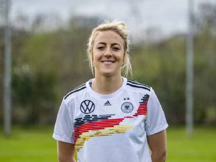 Football DFB Womens Soccer National Team Team and Portrait Photos on 03 04 2019 in Marienfeld North Rhine-Westphalia Carolin Simon Copyright: xKirchner DavidxInderliedx