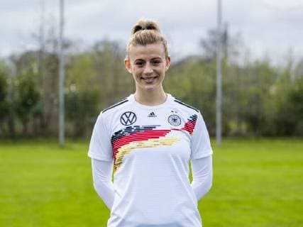 Football DFB Womens Football National Team Team and Portrait Photos on 03 04 2019 in Marienfeld North Rhine-Westphalia Johanna Elsig Copyright: xKirchner DavidxInderliedx