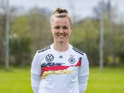 Football DFB Womens Football National Team Team and Portrait Photos on 03 04 2019 in Marienfeld North Rhine-Westphalia Marina Hegering Copyright: xKirchner DavidxInderliedx