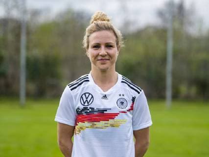 Football DFB Womens Football National Team Team and Portrait Photos on 03 04 2019 in Marienfeld North Rhine-Westphalia Svenja Huth Copyright: xKirchner DavidxInderliedx
