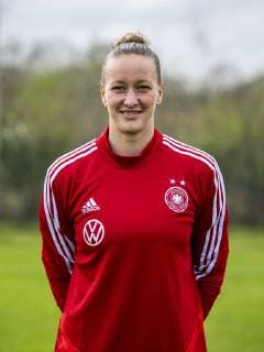 Football DFB Womens Football National Team Team and Portrait Photos on 03 04 2019 in Marienfeld North Rhine-Westphalia Goalkeeper Almuth Schult Copyright: xKirchner DavidxInderliedx