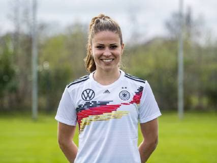 Football DFB Womens Football National Team Team and portrait photos on 03 04 2019 in Marienfeld North Rhine-Westphalia Melanie Leupolz Copyright: xKirchner DavidxInderliedx