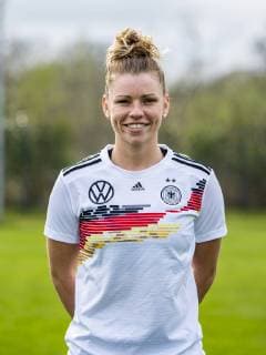 Football DFB Womens Football National Team Team and Portrait Photos on 03 04 2019 in Marienfeld North Rhine-Westphalia Linda Dallmann Copyright: xKirchner DavidxInderliedx