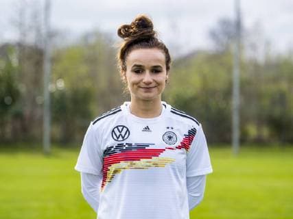 Football DFB Womens Football National Team Team and Portrait Photos on 03 04 2019 in Marienfeld North Rhine-Westphalia Lina Magull Copyright: xKirchner DavidxInderliedx