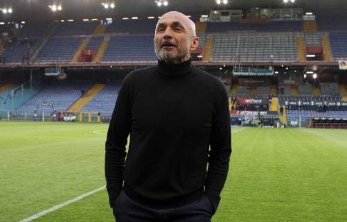 IPP20190403 Football - soccer: Serie A, CFC Genua 1893 - Inter Mailand, spalletti luciano (Verwendung nur in Deutschland - GERMANY ONLY) *** IPP20190403 Football soccer Serie A CFC Genoa 1893 Inter Milan spalletti luciano Use only in Germany GERMANY ONLY 