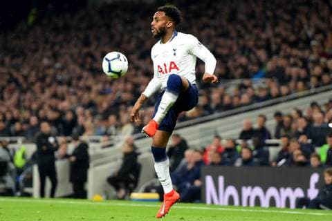 April 3, 2019 - London, Greater London, United Kingdom - Tottenham defender Danny Rose controls the ball during the Premier League match between Tottenham Hotspur and Crystal Palace at The Tottenham Hotspur Stadium, London on Wednesday 3rd April 2019. ( Jon Bromley MI News NurPhoto. Tottenham Hotspur v Crystal Palace - Premier League  - ZUMAn230 20190403_zaa_n230_1096 Copyright: xMixNewsx