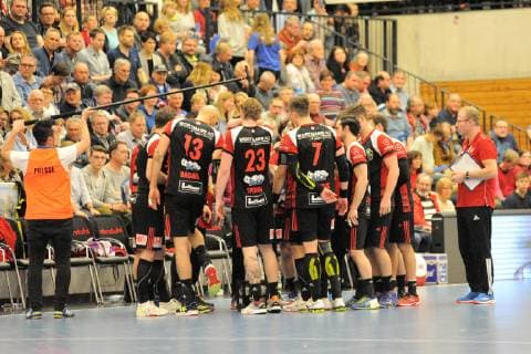 Time Out Luebbecke Handball Men DKB 2 Bundesliga 05 04 2019 Photo TBaur Eibner HBW Balingen Weilstetten vs TuS N Luebbecke Balingen Copyright: xEIBNER TobiasxBaurx EP_TBR