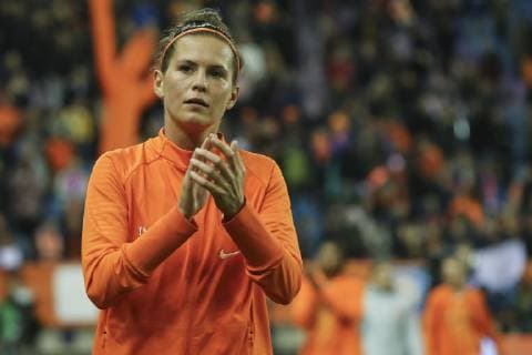 ARNHEM, 05-04-2019 ,Stadion Gerledome, , Netherlands - Mexico women (Friendly) ,season 2018 2019, Netherlands player Merel van Dongen during the match Netherlands - Mexico women (Friendly) Netherlands - Mexico women (Friendly)  x3116876x