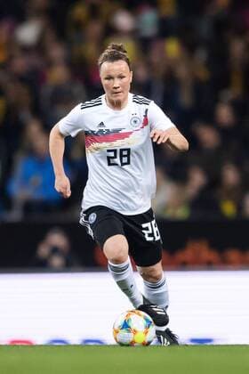 190406 Marina Hegering of Germany during the women s international friendly football match between Sweden and Germany on April 6 2019 in Stockholm Photo Joel Marklund BILDBYRAN kod JM 87921,  Copyright: JOELxMARKLUND BB190406JM204