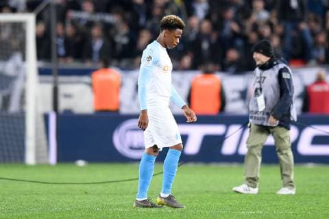 DECEPTION - 14 CLINTON NJIE (OM) FOOTBALL : Bordeaux vs Marseille - Ligue 1 Conforama - 05 04 2019 FEP Panoramic 