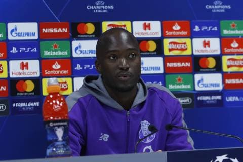 8th April 2019, Anfield, Liverpool, England; FC Porto press conference PK Pressekonferenz ahead of their Champions League fixture against Liverpool FC; Danilo Pereira speaks to the media at Anfield ahead of tomorrow night s Champions League quarter final first leg versus Liverpool  ActionPlus12122208 AlanxMartin