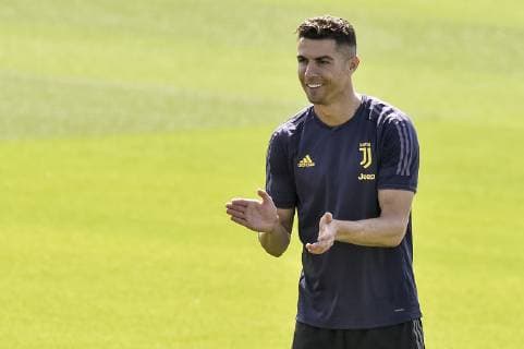 Photo LaPresse Nicol& xf2; Campo April 9, 2019 Turin (Italy) Juventus training before the Champions League quarter-finals Ajax-Juventus In the picture: Cristiano Ronaldo  Copyright: xLaPresse Nicol& xf2;xCampo LaPrex
