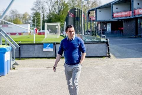 09-04-2019: VOETBAL: TRAINING EN PERSCONFERENTIE AJAX: AMSTERDAM Marc Overmars Foto: SCS Michel Utrecht xVIxVIxImagesx xSoenarxChamidxsportfotografiexIVx 14149845