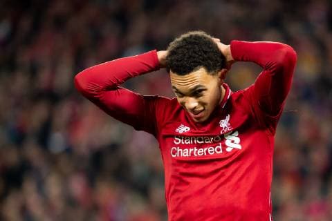 Liverpool England 09 04 2019 UEFA Champions League 2018 19 Season Round of 8 quarter finals Liverpool FC vs. FC Port Trent Alexander Arnold LFC watching DeFodi053