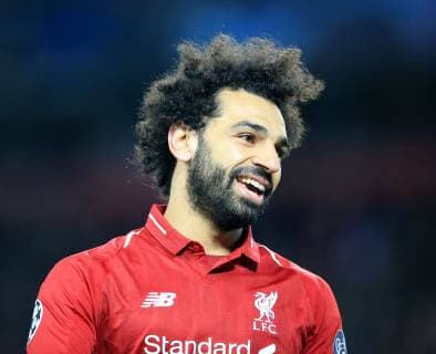 9th April 2019, Anfield, Liverpool, England; UEFA Champions League football, quarter final 1st leg, Liverpool versus FC Porto; Mohamed Salah of Liverpool  ActionPlus12122494 DavidxBlunsden