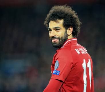 9th April 2019, Anfield, Liverpool, England; UEFA Champions League football, quarter final 1st leg, Liverpool versus FC Porto; Mohamed Salah of Liverpool reacts after Liverpool fail to take advantage of a scoring opportunity  ActionPlus12122495 DavidxBlunsden