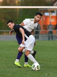 Soccer Men Season 2018 2019 Semifinals at the Berlin AOK Landespokal VSG Altglenicke Tennis Borussia 4 5 penalty shootout 2 2 2 2 2 2 v l Christopher Quiring VSG Altglienicke Rifat Gelici TeBe Tennis Borussia 09 04 2019 Copyright: xMatthiasxKochx