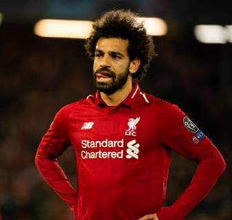 Liverpool England 09 04 2019 UEFA Champions League 2018 19 Season Round of 8 quarter finals Liverpool FC vs. FC Port Mohamed Salah LFC watching DeFodi053