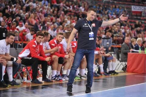 Handball, EM Quali, Polen - Deutschland 2019.04.10 Gliwice Pilka reczna Kwalifikacje do Mistrzostw Europy 2020 Polska - Niemcy N z Patryk Rombel Foto Norbert Barczyk PressFocus 2019.04.10 Gliwice Handball Qualification for the European Championships 2020 Poland - Germany Patryk Rombel Credit: Norbert Barczyk PressFocus NEWSPIX.PL --- Newspix.pl  20190410NB0050