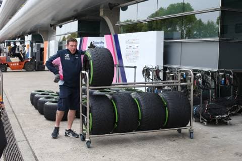 Photo4 LaPresse 11 04 2019 Shanghai, China Grand Prix Formula One China 2019 In the pic: Tyres  Copyright: xphoto4 Lapressex