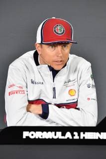 Finnish racing driver Kimi Raikkonen of Alfa Romeo Racing attends a press conference PK Pressekonferenz ahead of the Formula 1 Heineken Chinese Grand Prix 2019 in Shanghai, China, 11 April 2019. F1 drivers meet press to preheat 2019 Formula 1 Chinese Grand Prix in Shanghai  20190411_504039
