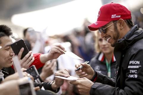 Motorsports: FIA Formula One World Championship WM Weltmeisterschaft 2019, Grand Prix of China, 44 Lewis Hamilton (GBR, Mercedes AMG Petronas Motorsport), Shanghai China