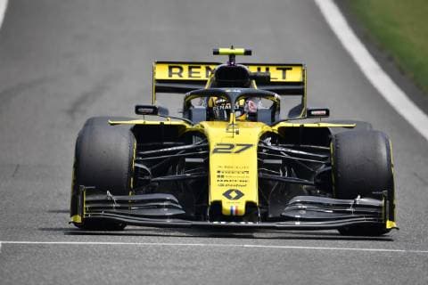 German Formula One driver Nico Hulkenberg of Renault F1 competes during first practice for the the Formula 1 Heineken Chinese Grand Prix 2019 at the Shanghai International Circuit in Shanghai, China, 12 April 2019. Sebastian Vettel set the quickest time of the first running, finishing 0.207 seconds clear of Lewis Hamilton with Leclerc third. Sebastian Vettel tops first practice of Chinese Grand Prix 2019 in Shanghai  20190412_503407