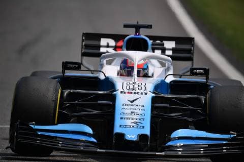 British Formula One driver George Russell of Williams Mercedes competes during first practice for the the Formula 1 Heineken Chinese Grand Prix 2019 at the Shanghai International Circuit in Shanghai, China, 12 April 2019. Sebastian Vettel set the quickest time of the first running, finishing 0.207 seconds clear of Lewis Hamilton with Leclerc third. Sebastian Vettel tops first practice of Chinese Grand Prix 2019 in Shanghai  20190412_503406