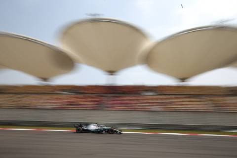 Photo4 LaPresse 12 04 2019 Shanghai, China Grand Prix Formula One China 2019 In the pic: free Practice 1, Valtteri Bottas (FIN) Mercedes AMG F1 W10 EQ Power  Copyright: xPhoto4 LaPressex