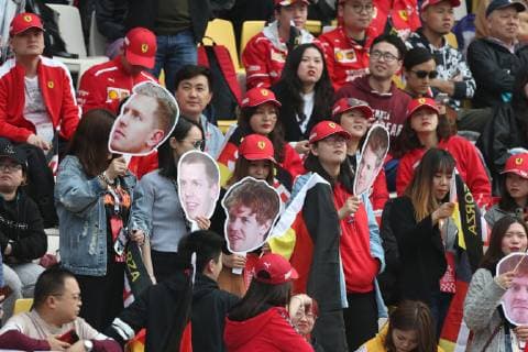 Photo4 LaPresse 12 04 2019 Shanghai, China Grand Prix Formula One China 2019 In the pic: free practice 2, Fans  Copyright: xPhoto4 LaPressex