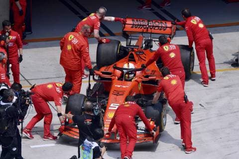 VETTEL Sebastian F1 Team Scuderia Ferrari F1 2019 Grand Prix of China on 12 04 2019 in Shanghai
