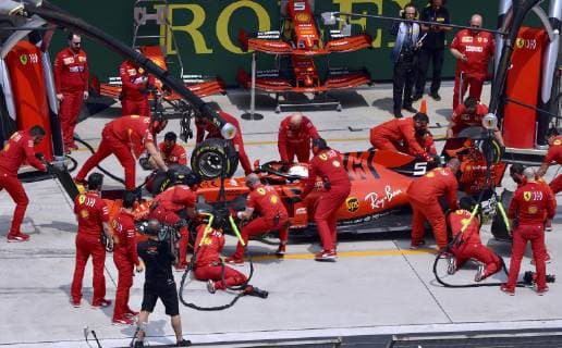 VETTEL Sebastian F1 Team Scuderia Ferrari F1 2019 Grand Prix of China on 12 04 2019 in Shanghai