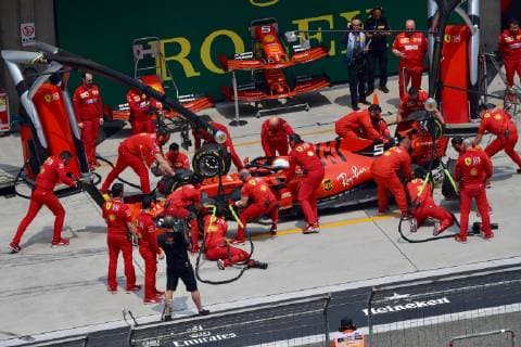Sebastian Vettel Scuderia Ferrari formula 1 GP China in Shanghai 12 04 2019 Photo mspb Jerry Andre Sebastian Vettel formula 1 GP China