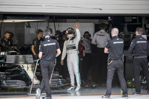 Motorsports: FIA Formula One World Championship WM Weltmeisterschaft 2019, Grand Prix of China, 44 Lewis Hamilton (GBR, Mercedes AMG Petronas Motorsport), Shanghai China