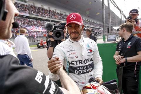 Motorsports: FIA Formula One World Championship WM Weltmeisterschaft 2019, Grand Prix of China, 44 Lewis Hamilton (GBR, Mercedes AMG Petronas Motorsport), Shanghai China