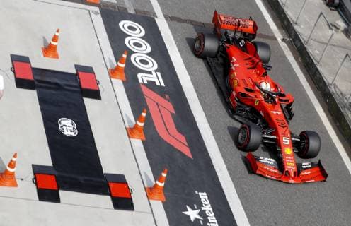 Motorsports: FIA Formula One World Championship WM Weltmeisterschaft 2019, Grand Prix of China, 5 Sebastian Vettel (GER, Scuderia Ferrari Mission Winnow), Shanghai China