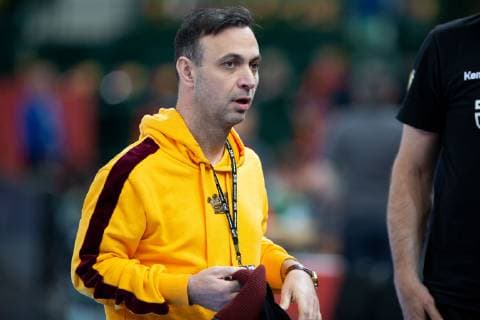 Halle Westf Germany 13 04 2019 DHB Qualifying match 2018 2019 Germany vs Poland Robert Bob Hanning DHB Vice President Halle Westf Nordrhein Westfalen Germany Gerry Weber Stadium