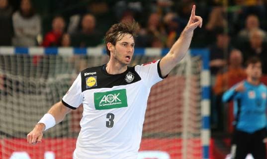 at the EM qualifying match Germany against Poland of the men on 13 04 19 in the Gerry Weber stadium in Halle Westfalen Handball EM qualifying Germany Poland