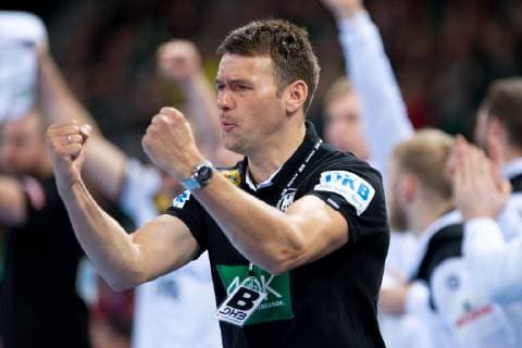 Halle Westf Germany 13 04 2019 DHB Qualifying match 2018 2019 Germany vs Poland Christian Prokop National coach Germany Halle Westf Nordrhein Westfalen Germany Gerry Weber Stadium