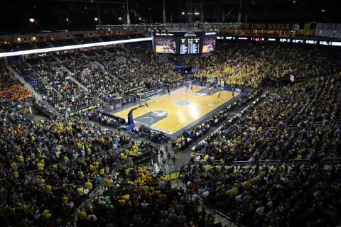 Basketball Berlin 12 04 2019 Eurocup Final Game 2 Season 2018 2019 Alba Berlin Valencia Basket Mercedes Benz Arena Sportstätte