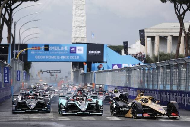 Formel E, ePrix in Rom Photo Vincenzo Livieri - LaPresse 13-04-2019 Rome (Italy) 2019 GEOX Rome E-Prix race  Copyright: xCarloxLannutti LaPressex