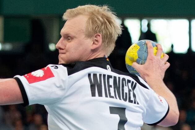 Halle Westf Germany 13 04 2019 DHB Qualifier 2018 2019 Germany vs Poland Patrick Wiencek Germany Halle Westf Nordrhein Westfalen Germany Gerry Weber Stadium