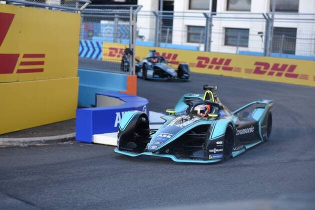 April 13, 2019 - Rome, Italy - 3 Englis driver Alex Lynn of Panasonic Jaguar Racing drive her single-seater during the 2th edition of Geox Rome E-Prix in neighborhood EUR in Rome, Italy, on April 13, 2019. Formula-E Roma Qualifying And Race  - ZUMAn230 20190413_zaa_n230_792 Copyright: xAndreaxDiodatox