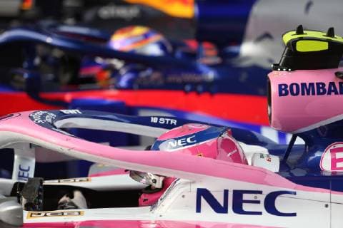 Photo4 LaPresse 14 04 2019 Shanghai, China Grand Prix Formula One China 2019 In the pic: Parc ferme Lance Stroll (CDN) Racing Point F1 RP19  Copyright: xPhoto4 LaPressex