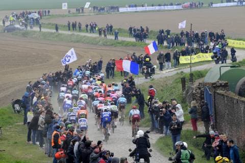 illustration picture of the riders CYCLISME : Paris Roubaix - 14 04 2019 PhotoNews Panoramic 