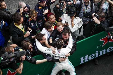 Motorsports: FIA Formula One World Championship WM Weltmeisterschaft 2019, Grand Prix of China, 44 Lewis Hamilton (GBR, Mercedes AMG Petronas Motorsport), Shanghai China