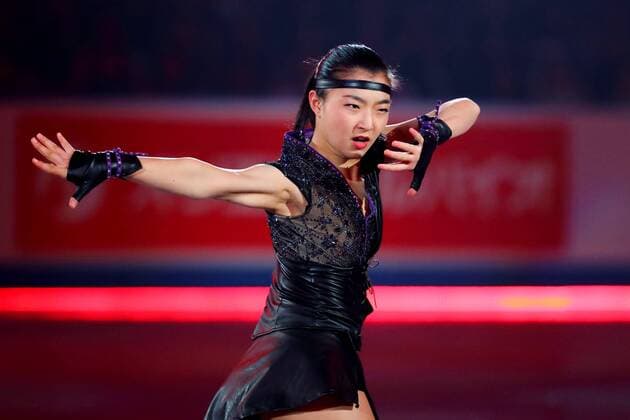 Sport Themen der Woche Sport Bilder des Tages Kaori Sakamoto (JPN), APRIL 14, 2019 - Figure skating Eiskunstlauf : ISU World Team Trophy 2019 Exhibition at Marinemesse Fukuoka, Fukuoka, Japan. Noxthirdxpartyxsales  (101249896)