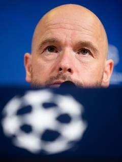 Ajax coach Erik ten Hag during a training session prior to the UEFA Champions League quarter final match between Juventus FC and Ajax Amsterdam at the Allianz Arena on April 15, 2019 in Turin, Italy UEFA Champions League 2018 2019 xVIxVIxImagesx xTomxBodexMultimediaxIVx 14209561